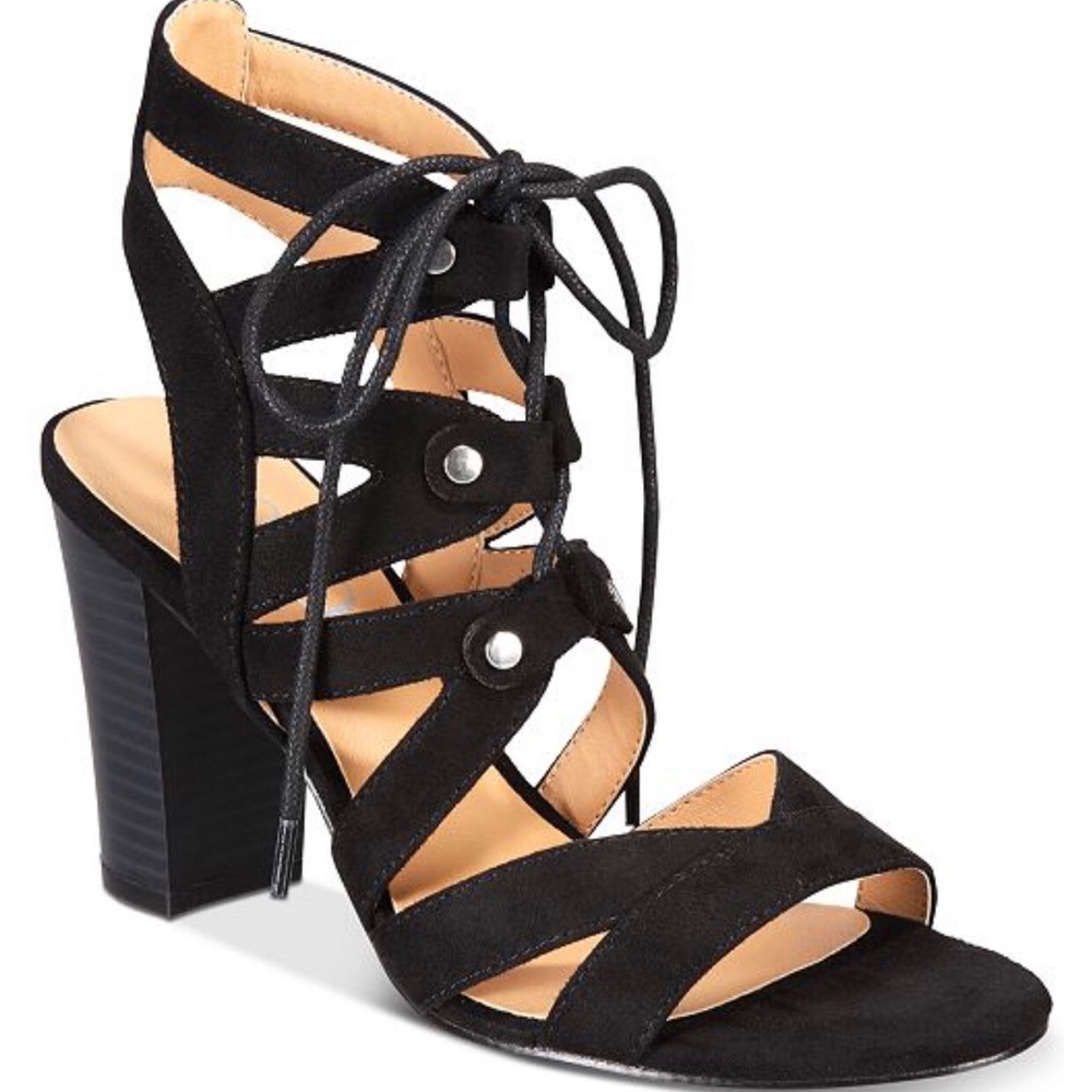 XOXO Footwear “Balta” Black Heeled Sandal